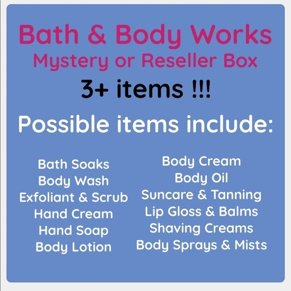 Bath & Body Works Mystery Reseller Box 3+ Items - Picture 2 of 11